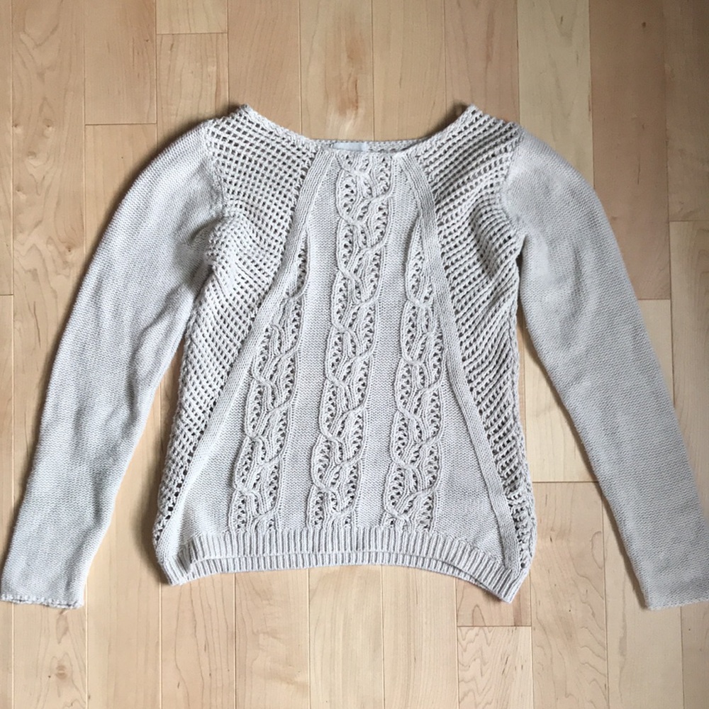 Knitted summer sweater